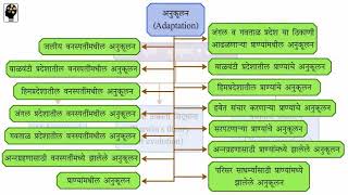 Mind map, Standard 7, Science chapter 1, Maharashtra Board - Marathi Medium